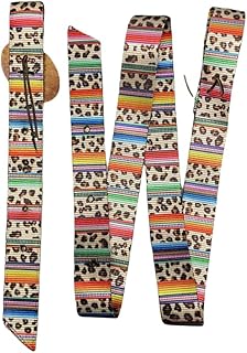 Beat Bag Schulz Equine Nylon Latigo and Off Billet Set for Saddles - Leopard Serape