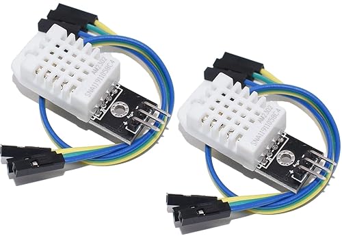 2pcs DHT22 Digital Temperature Humidity Sensor AM2302 Module with PCB and Cable