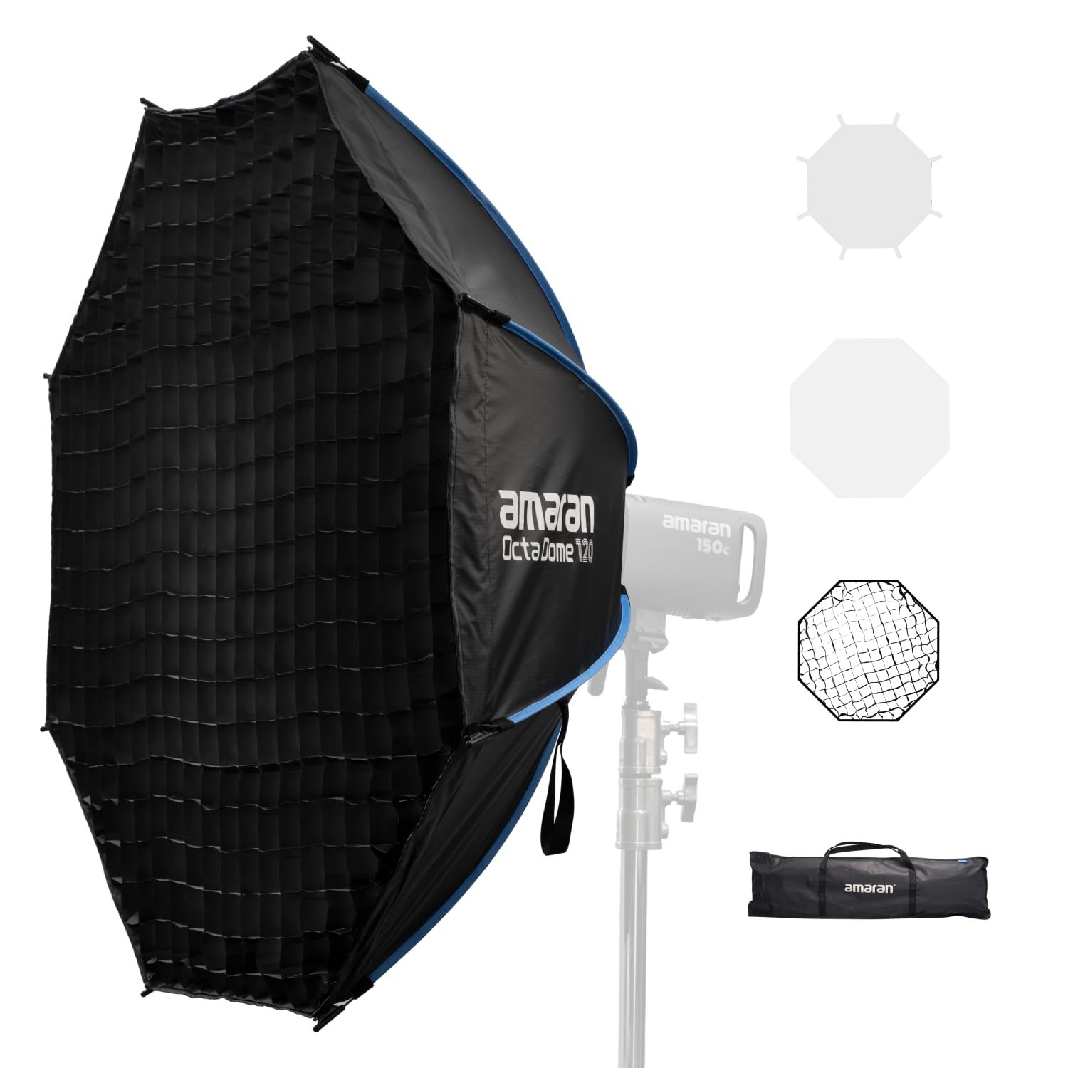 amaran Octa Dome 120 | 120cm超大型八角形ソフトボックス | Bowensマウント対応 | 大規模なスタジオシーンに最適な柔らかい光源 | 速攻 Amazon.co.jp: amaran Octa Dome 120 | 120cm超大型八角形ソフト