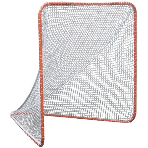 Gladiator Lacrosse Official Lacrosse Goal Net, Orange, 100% Steel Frame, 6 x 6-Foot, Standard