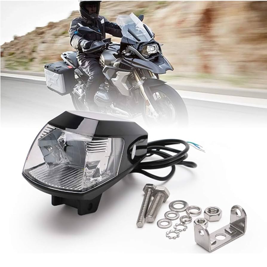 Amazon | QIONGYU バイク用 LEDフォグランプ バイク補助灯 USB