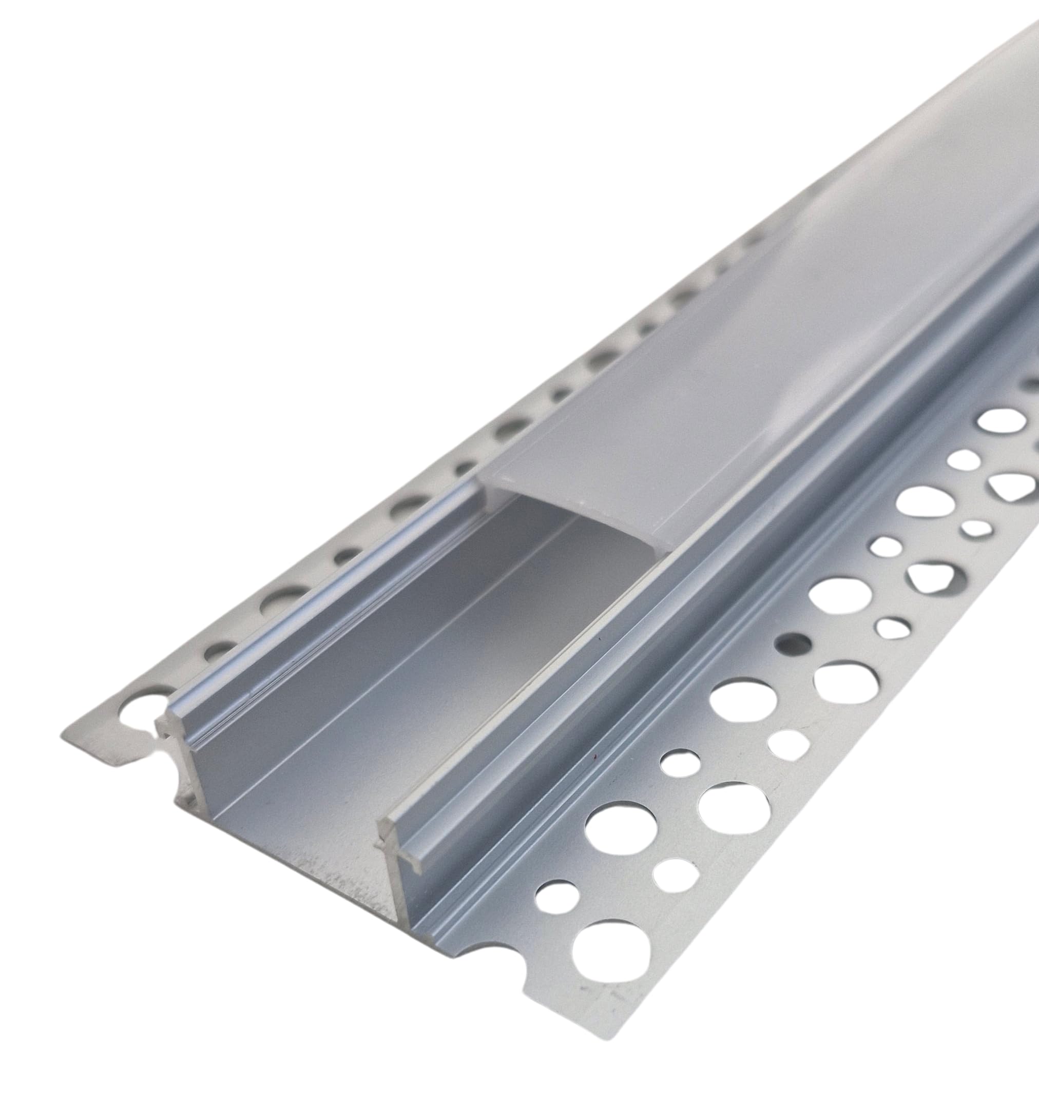 3x 200cm (6m) LED Alu Unterputz Trockenbau Profil Z6214 inkl. Abdeckung Opal matt 2000mm LED Schiene