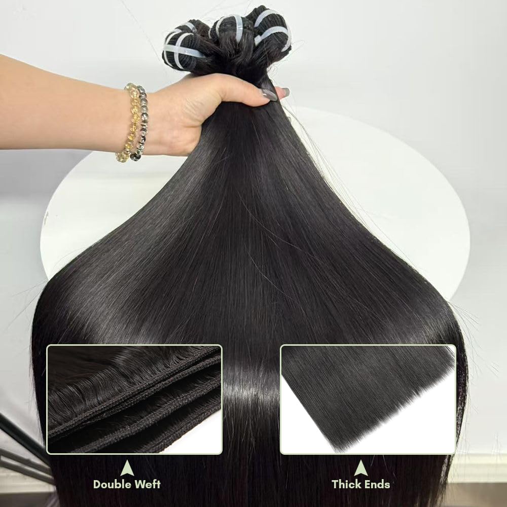 12A Grade Burmese Human Hair Straight Bundles