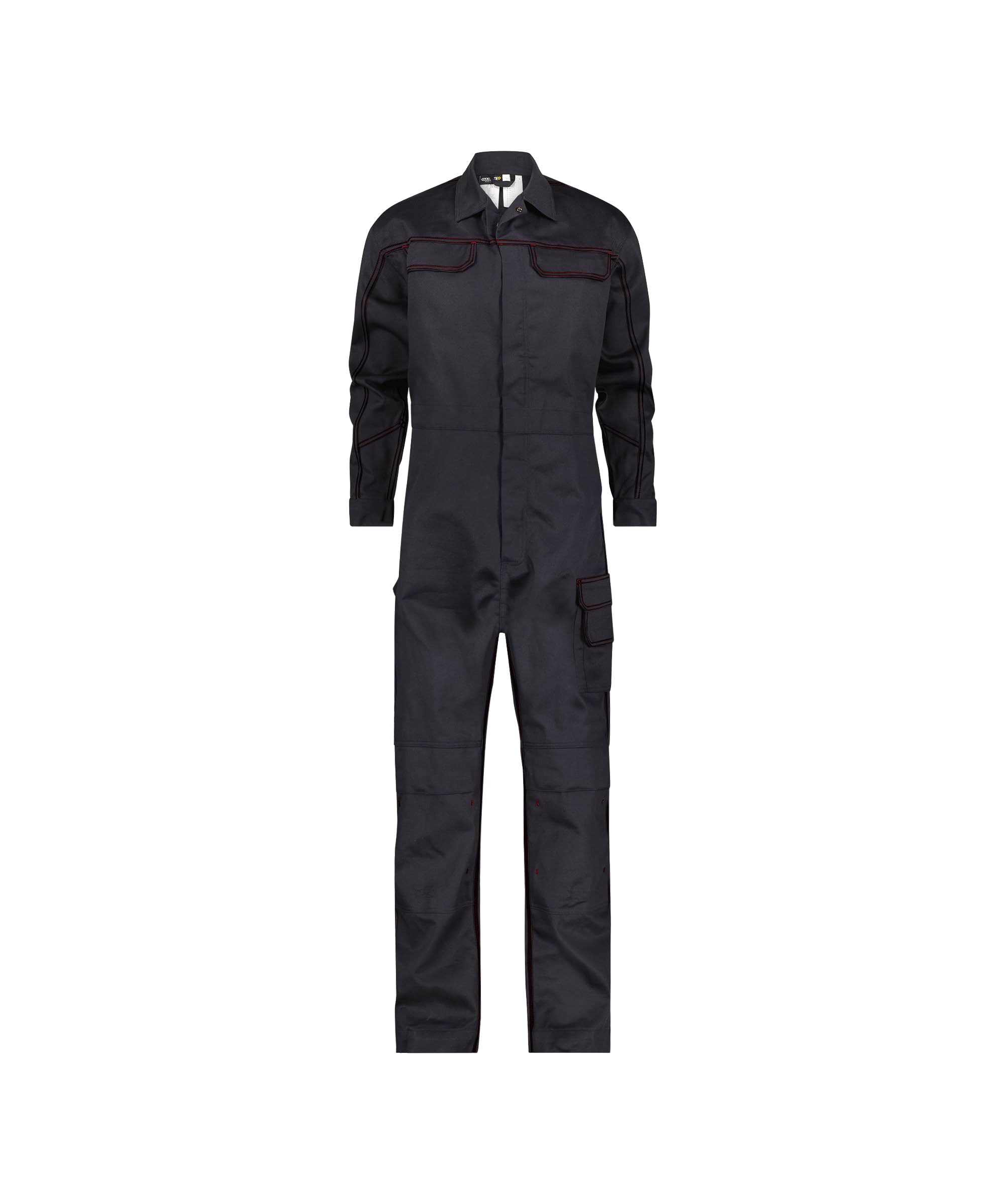 Dassy Unisex Black Dassy® Toronto Flame Retardant Overall With Knee Pockets - Size Xl