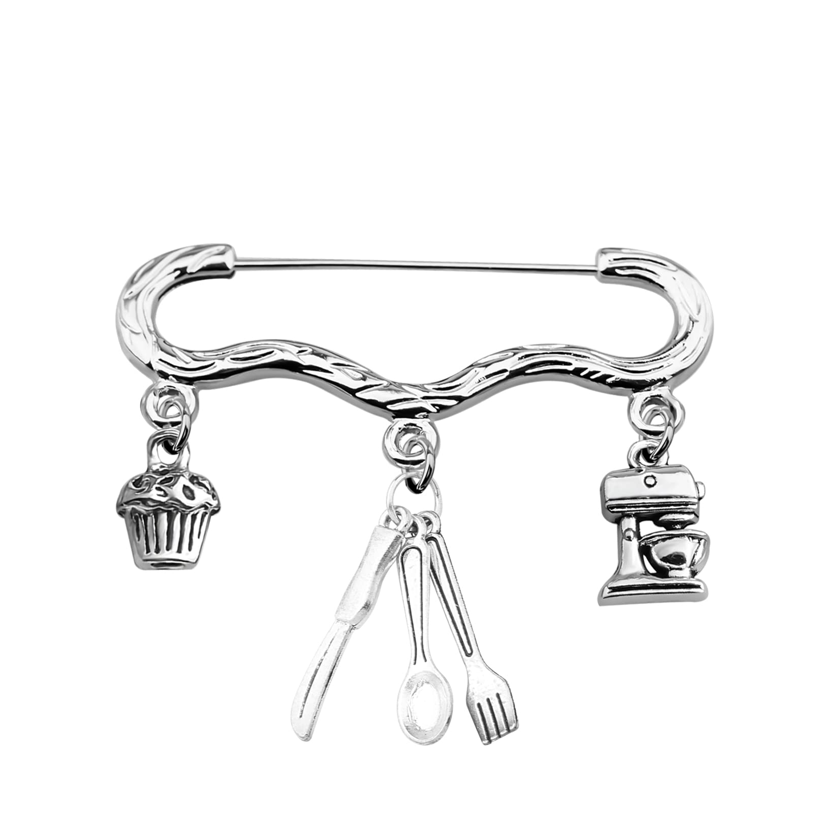 PLITI Baker Gift Culinary Student Gift Culinary School Graduation Gift Baking Jewelry Bake Lover Gift Pastry Chef Gift Brooch For Baker