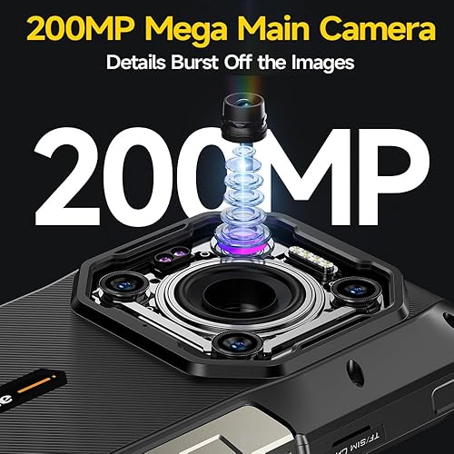 Miniatura 7 de Ulefone Armor 26 Ultra 5G Smartphone resistente desbloqueado, MTK 8020 24GB+512GB, batería 15600mAh/120W, cámara de 200MP, teléfono celular Android