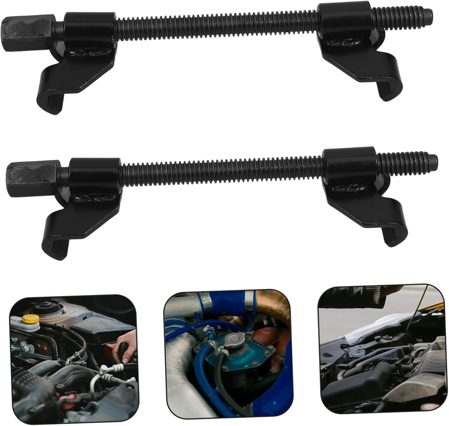 Coil Spring Compressor Tool for Automotive Efficient Coil Spring Installation Removal Tool Versatile Strut Spring Compressor for Various Models Safe Durable Design