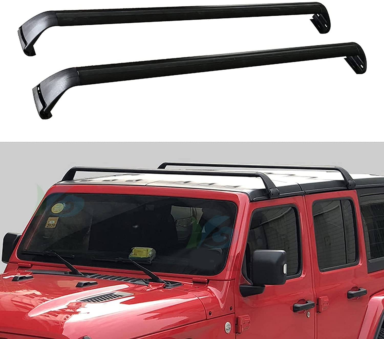 Buy 2Pcs Roof Rack Crossbar for Jeep Wrangler jl jk 20072020