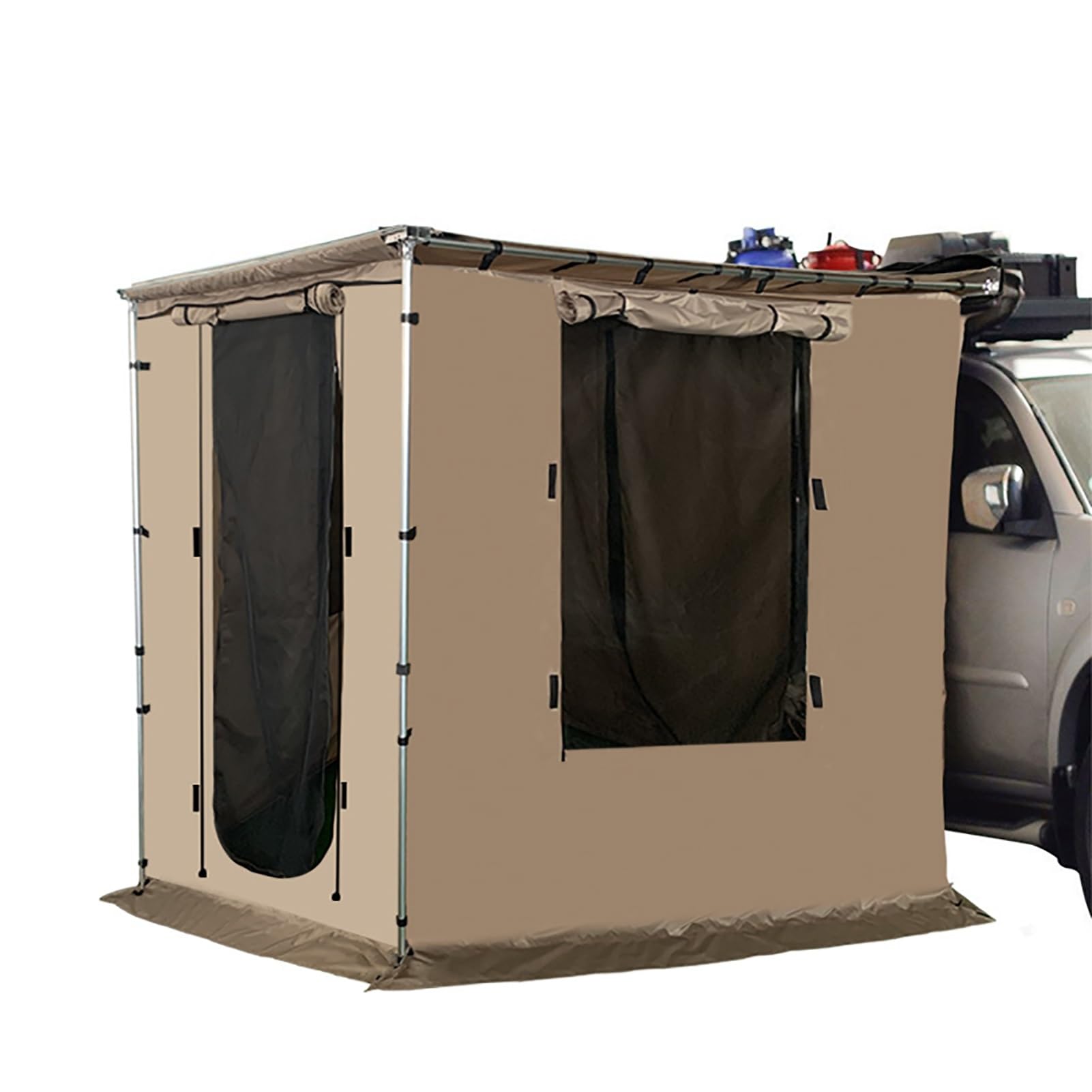 Tenda Auto, Tenda per Camper, Tendalino Camper, Tessuto Oxford 420D, PU2000mm, Riparo dal Sole, per 5~8 Persone (Size : 2 * 2.5m/79 * 98in)