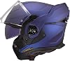 LS2, Modular Motorcycle Helmet ADVANT X SOLID Navy Blue, L
