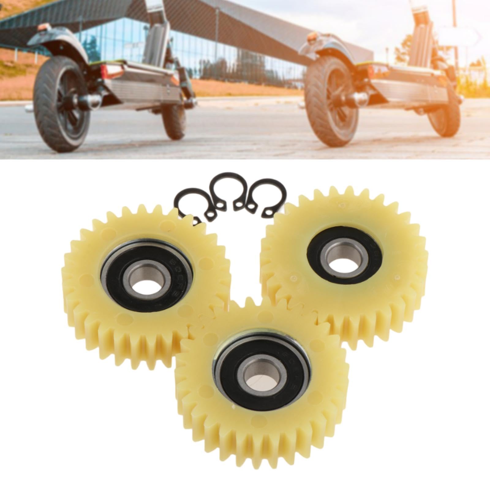 Lot de 3 Engrenages planétaires pour Moteur de vélo électrique, Accessoires de Remplacement pour véhicule électrique 608RS, vélo Professionnel 30T