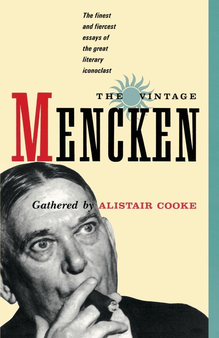Vintage Mencken By H. L. Mencken