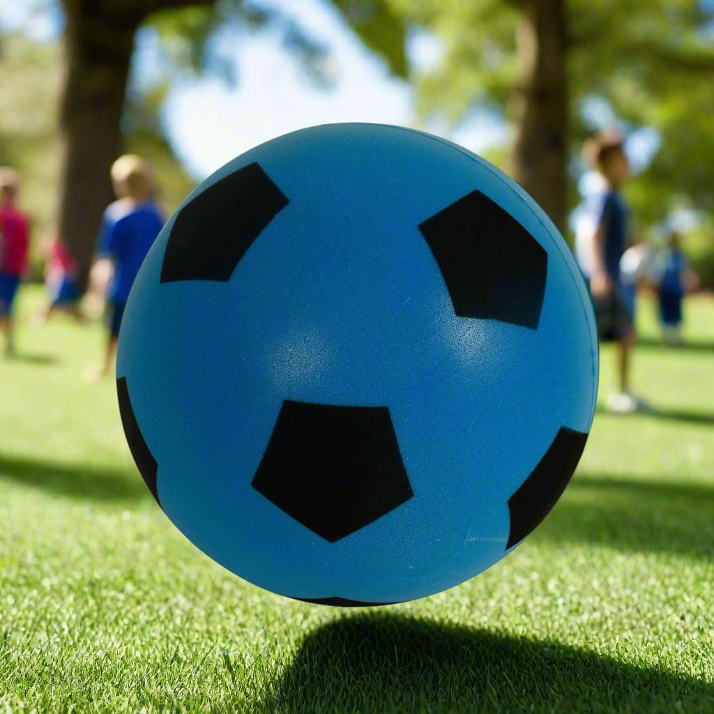 Ballon De Football En Mousse Fun Sport - 20 Cm - Pour Jouer En Intérieur Et Extérieur