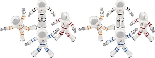 Miniatura 2 de Juguetes de astronauta flexibles, 12 piezas, 3 pulgadas, figuras de acción para alivio del estrés, gran regalo