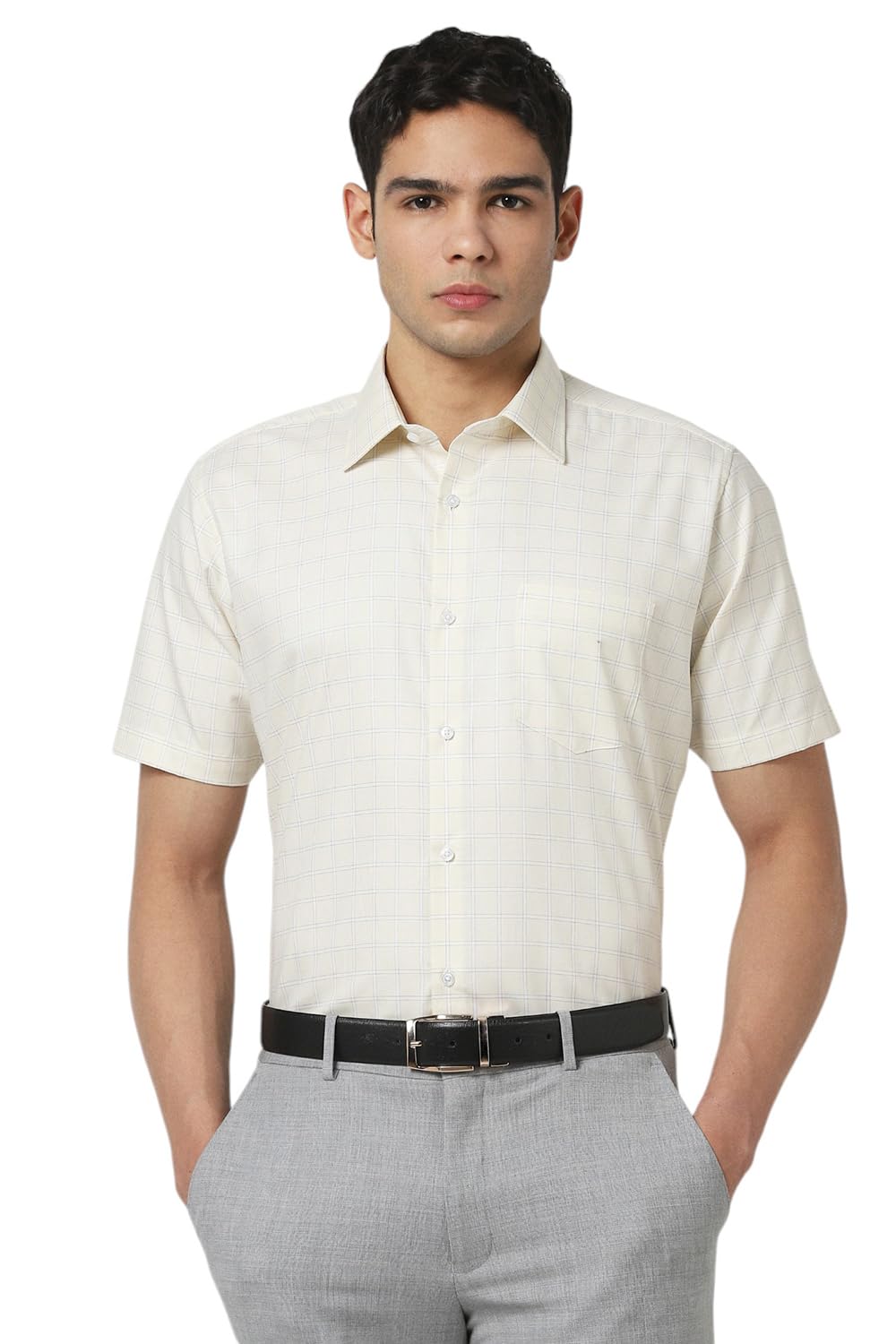 Men's Checkered Regular Fit Shirt-image-3