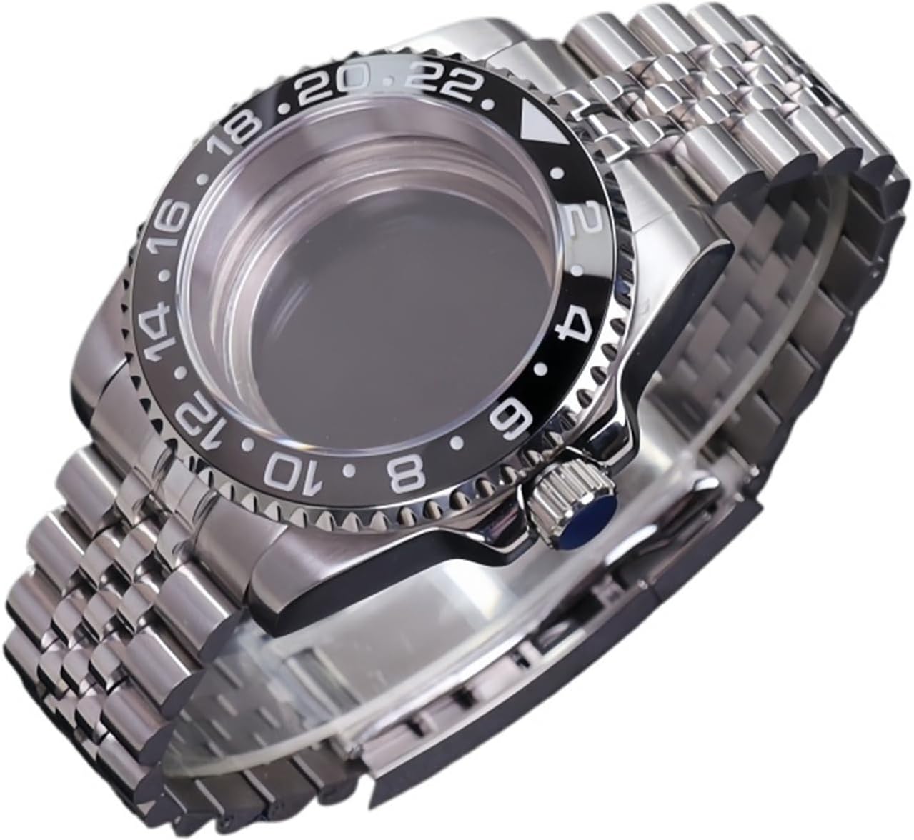 Yacht Water Resistant Watch Case with Sapphire Crystal for NH35 NH36 NH34 Movements - 40mm Stainless Steel Design