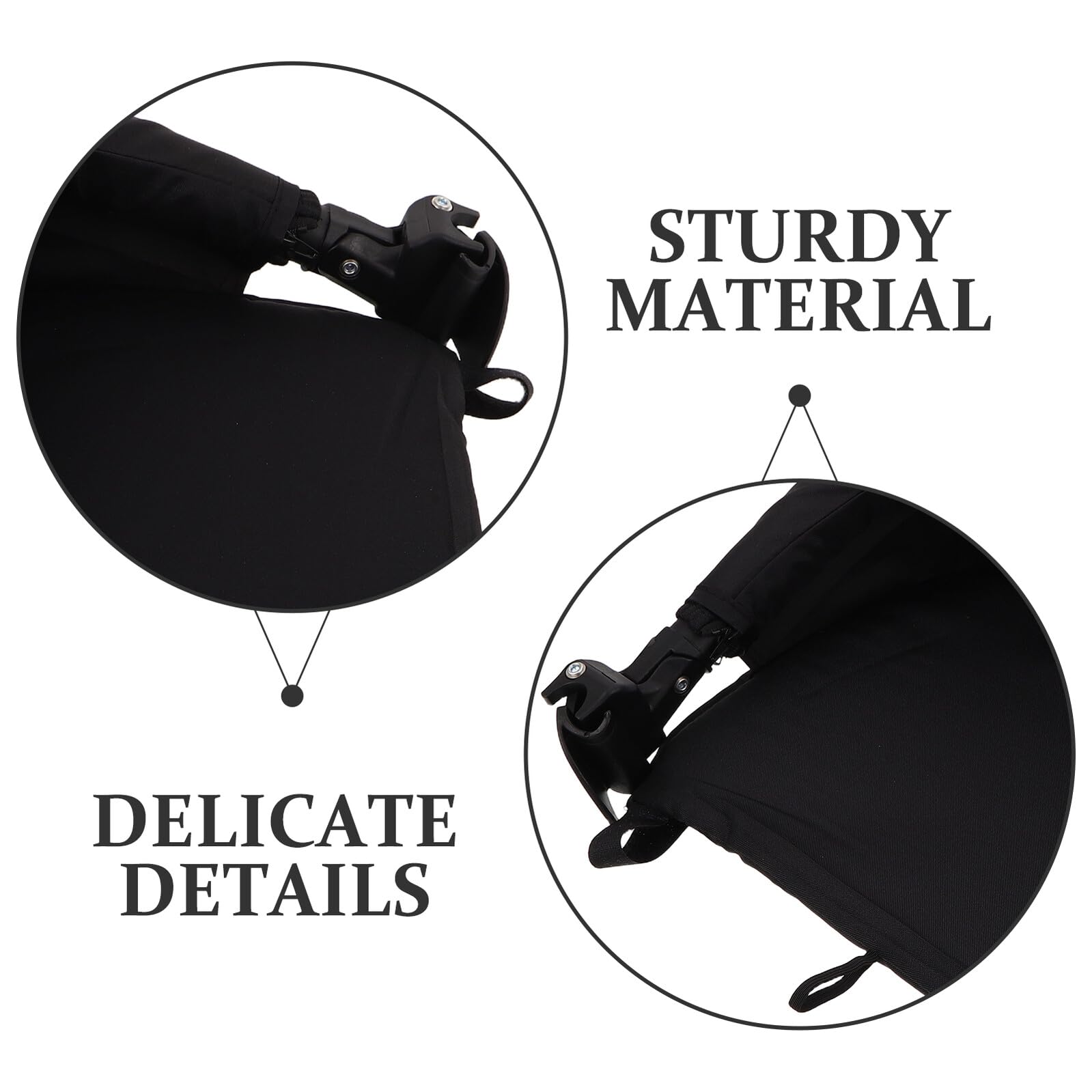 Toyvian Repose Poussette Garçon Fille Repose-jambes Pliable et Assise Extensible Accessoire de Confort avec Housse Rembourrée