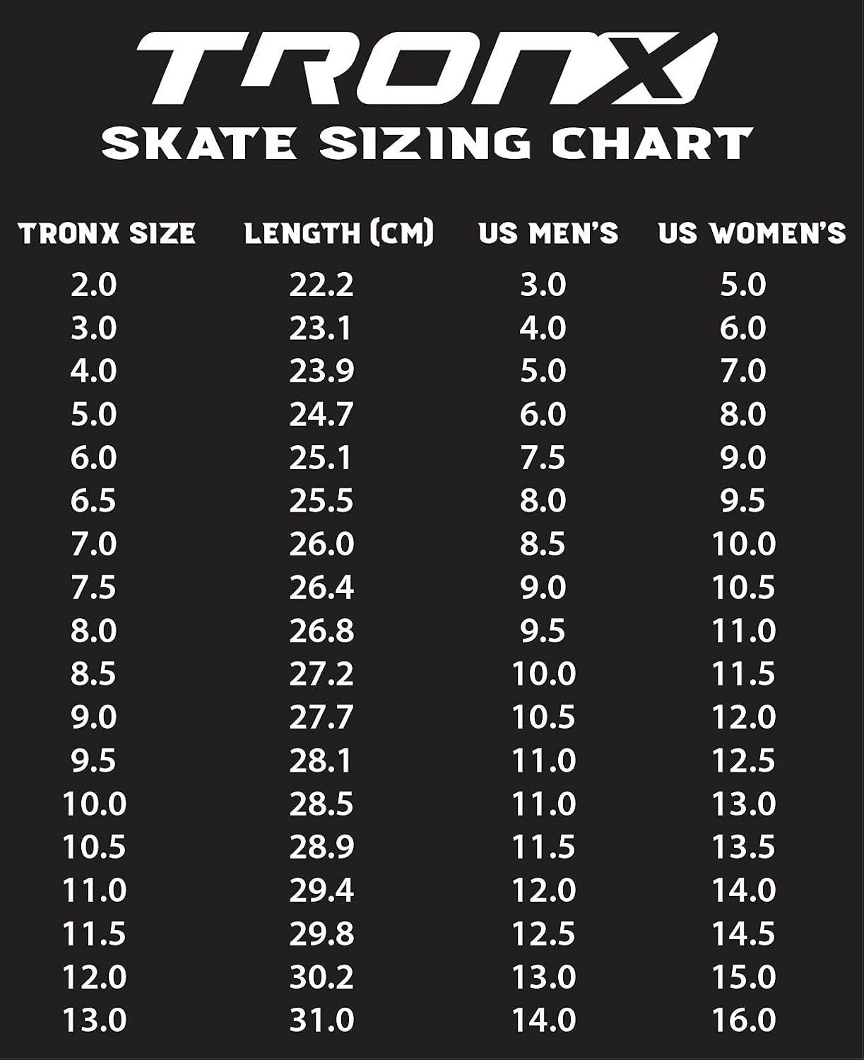 TronX Stryker 3.0 Junior Kids Ice Hockey Skates