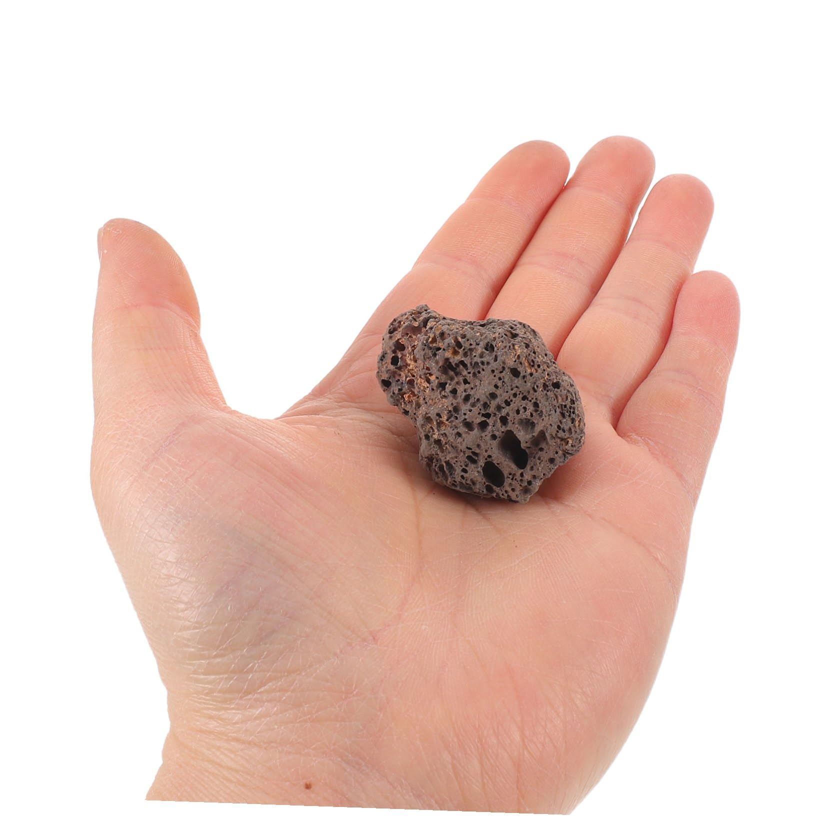 Kamienie wulkaniczne pumeksowe do akwarium - żwir do akwarium, kamień dekoracyjny do miniaturowych ogrodów wróżek, terrariów, kąpieli dla ptaków, 1,1 kg