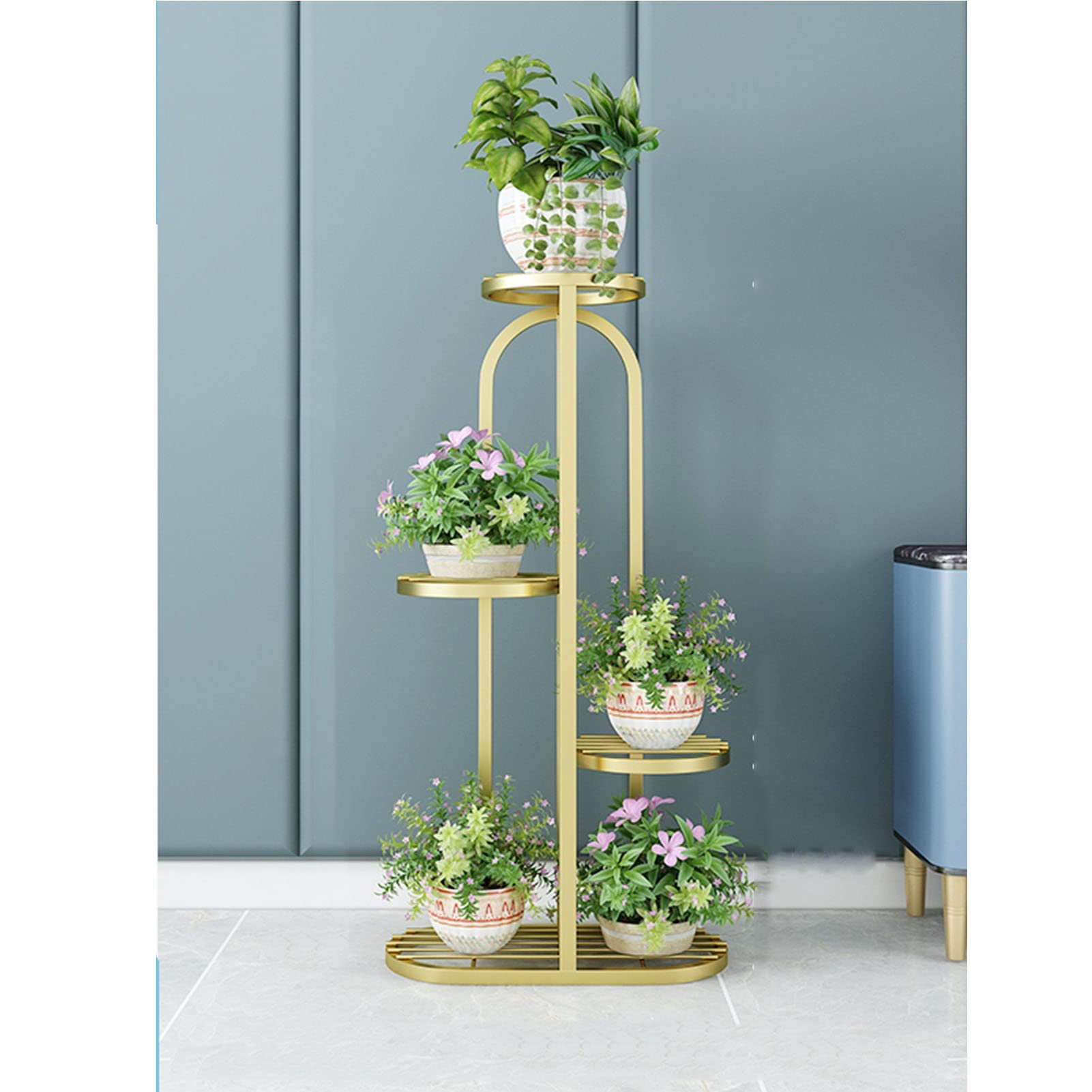 Jardinières de jardin surélevées avec support pour plantes d'intérieur gain de place