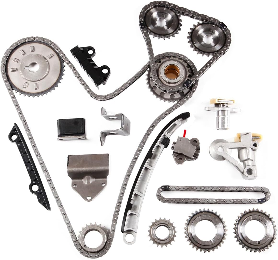 SCITOO Timing Chain Kit fits for 2006-2008 TKSZ270A TK9H25 TK538 Suzuki Grand Vitara 2.7L