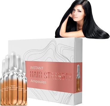 Repair Hair Ampoules for Damaged & Dry Hair,Intensive Serum with Keratin + Pro-Vitamin B5 to Reduce Breakage & Split Ends,Vegan, Sulfate-Free Formula,Frizz Control & Shine Boost 1 box