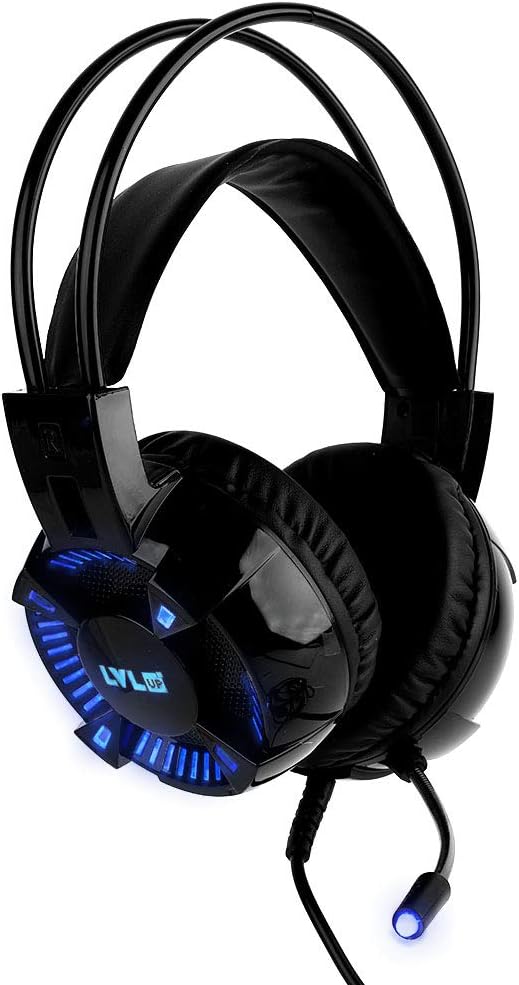 LVLUP Lu732 Deluxe Lightup Gaming Headphones, Black Amazon.ca Video