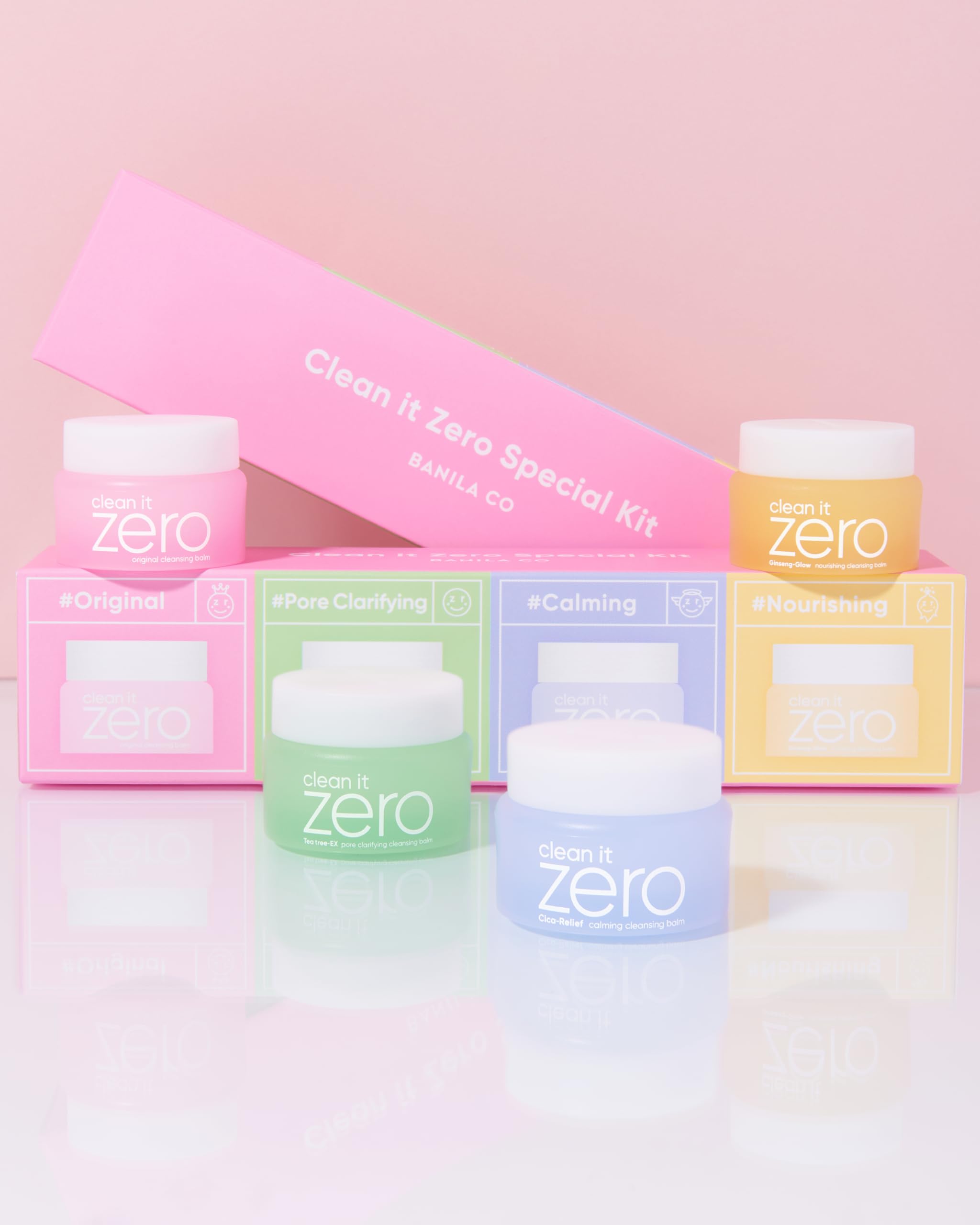 BANILA CO clean it zero 4種類セット Banıla Co Banila.Co Clean It Zero Mini Balm 4'Lü Set 4X7 Ml