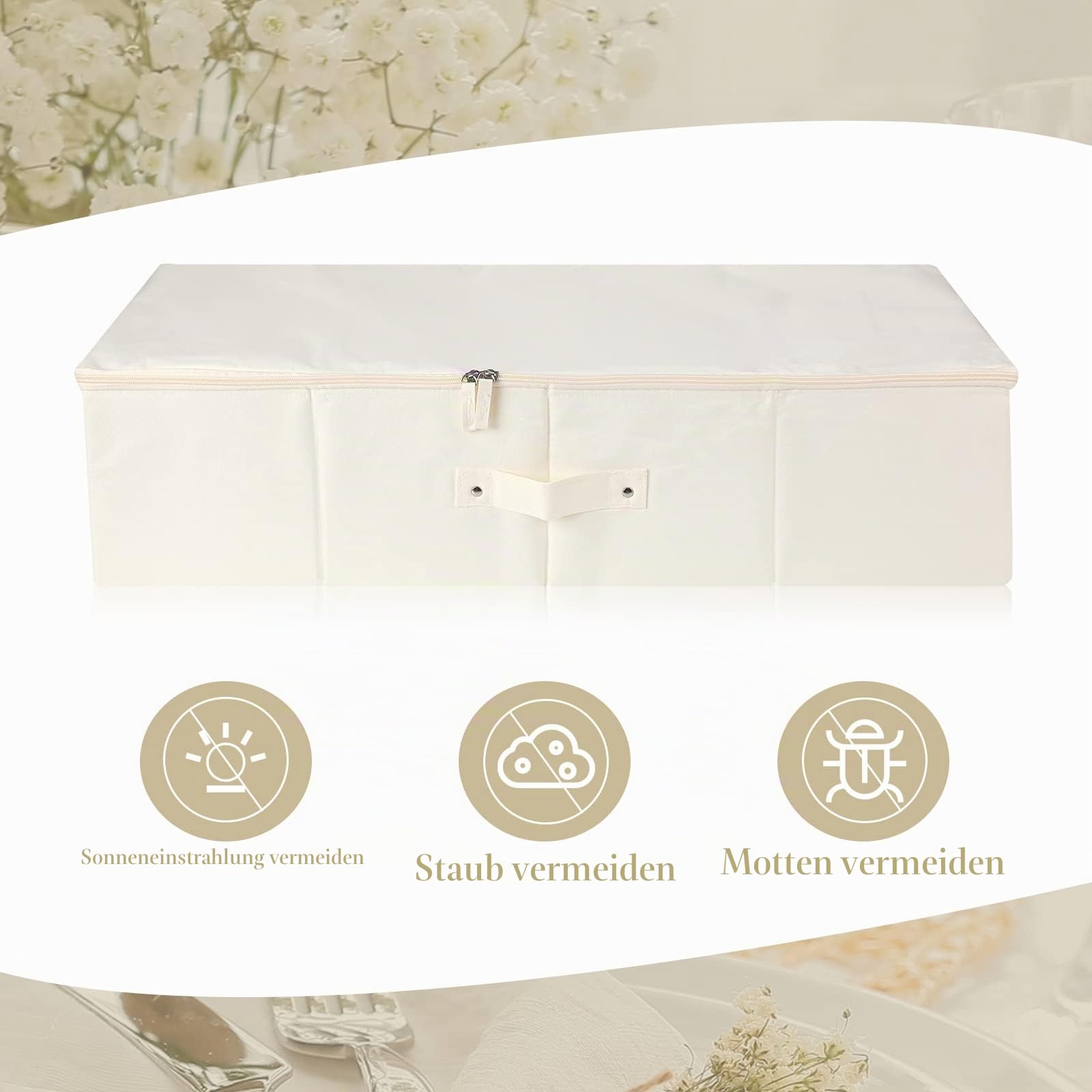 Konservierungsbox-Set für Hochzeitskleid, Aufbewahrungsbox mit 1 Paar Mikrofaser-Handschuhen und 100 Blatt säurefreies Seidenpapier für die Aufbewahrung von Hochzeitskleid, Braut, 71.1x40.7x17.8 cm