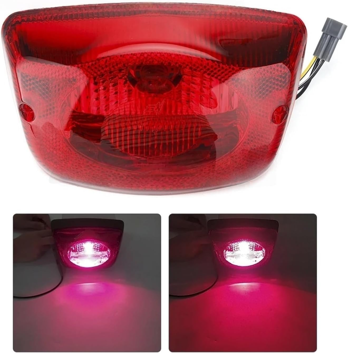 Luz Trasera para Motocicleta 150 LX Touring IE 3V 2012-2012 Luces de Freno Rojas para Motocicleta Kit de Luces traseras Luces traseras