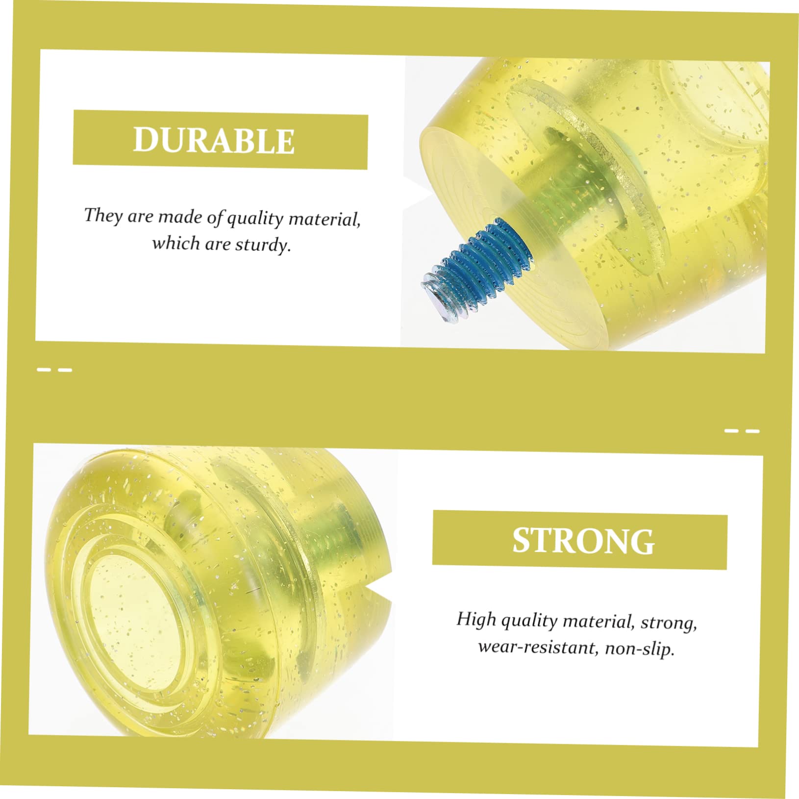 Toddmomy Skates Exercising Stopper 1 Set Professional Roller Skates Braking Accessories Long-Lasting Quiet Braking