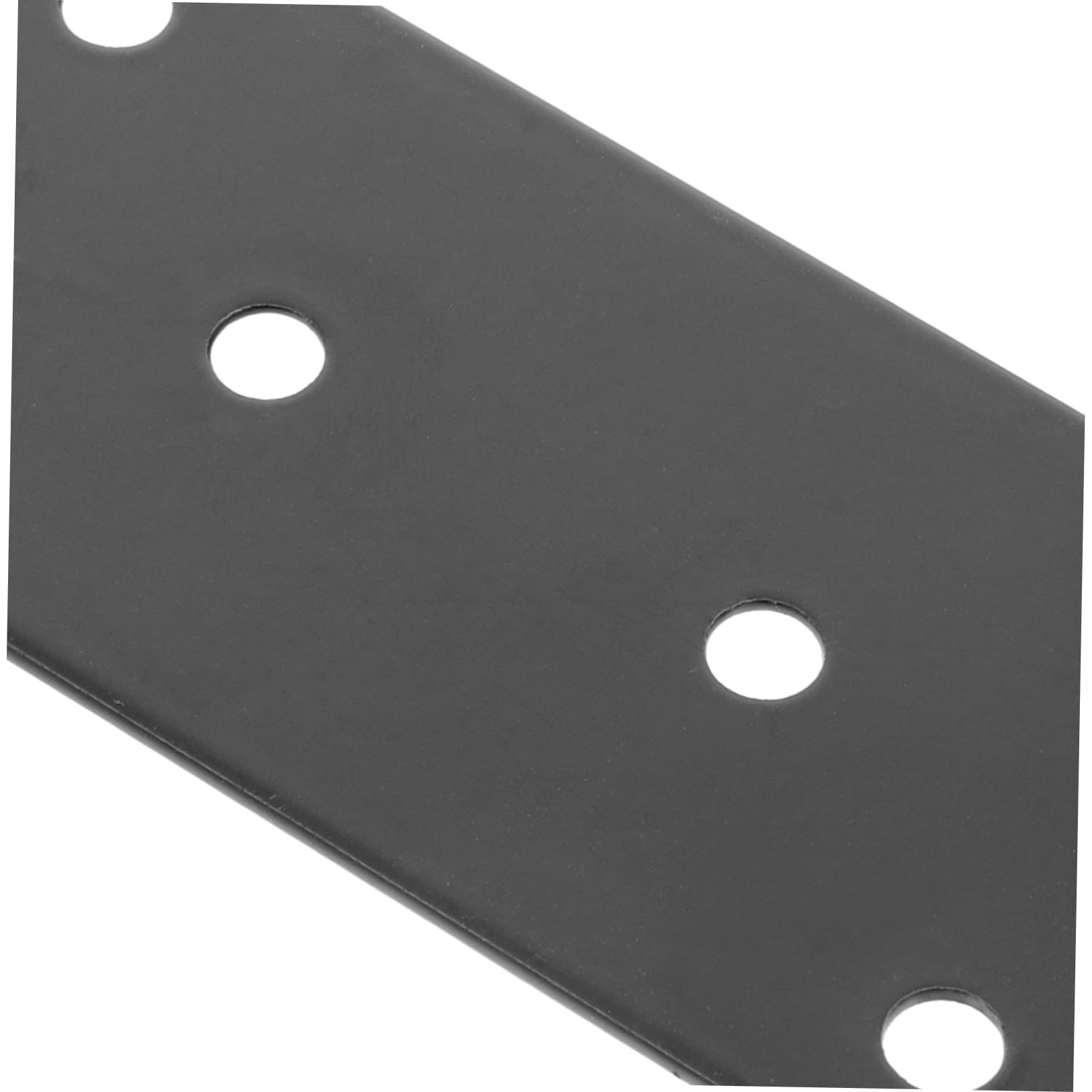 WOONEKY 2pcs Brackets for Wood Stainless Straight Bracket Straight Braces for Furniture Metal Braces Brackets Black Stainless Steel