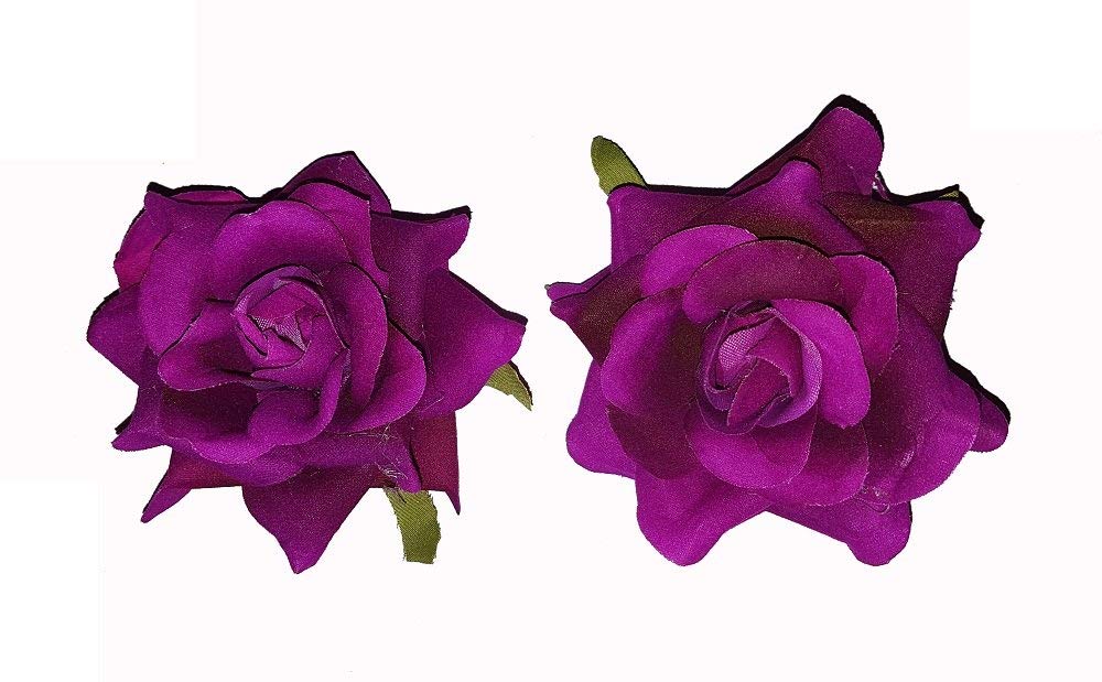 Kabello Rose Clips, Party & Wedding Bridal Fancy Hair Rose Clips, Velvet Rose Hair Flower Clip, Purple, 10 Gram, Pack Of 1 (B07FJWLQ8Z) Amazon Price History, Amazon Price Tracker