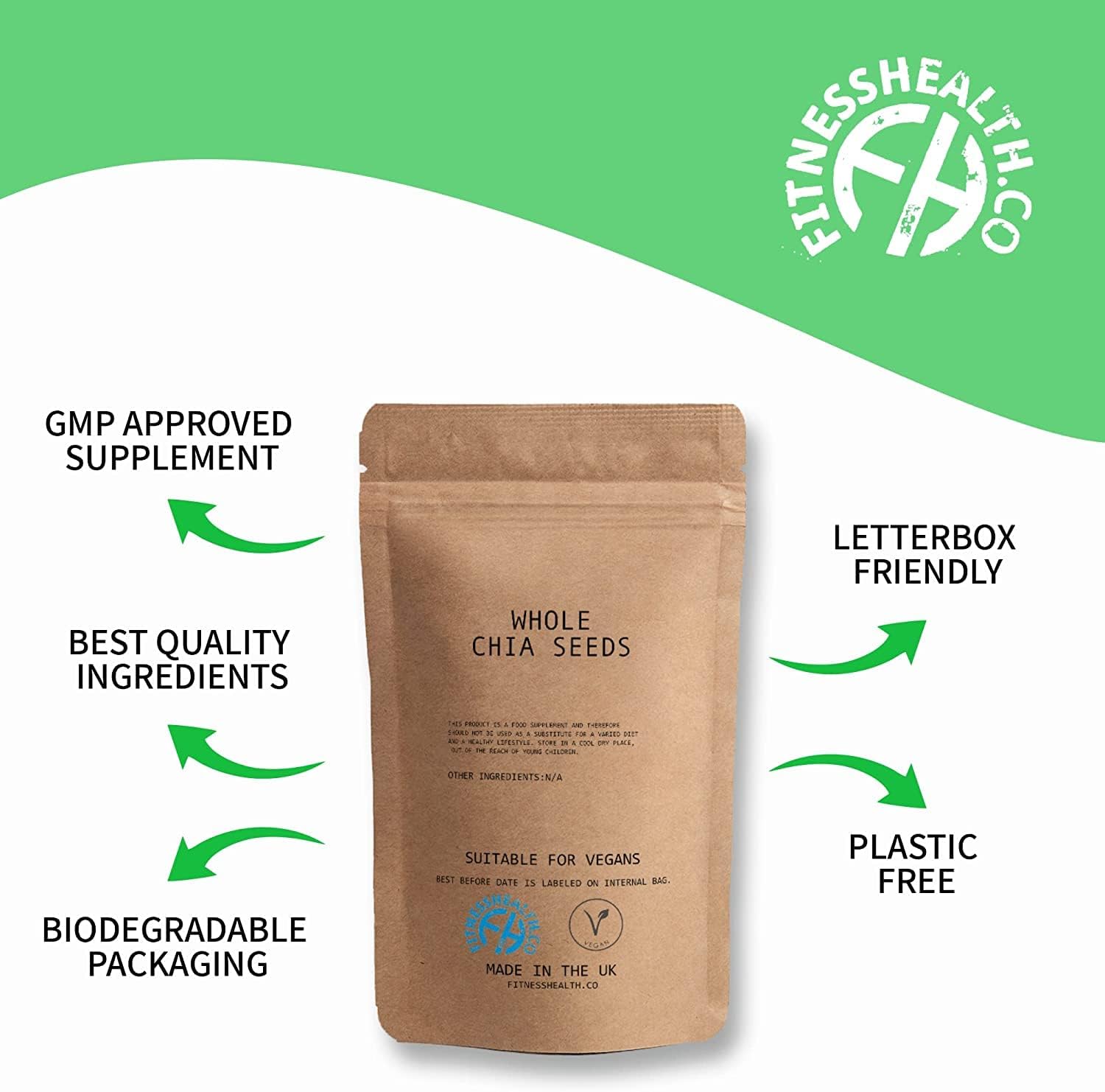 Psyllium Husk Powder 100% Pure Fibre - Premium Quality High Nutritional Value - Prebiotic - Vegan Psyllium Husk - Gluten Free - Digestion Plantago Ovata Powder - psyllium Seeds - (50g) : Health & Household