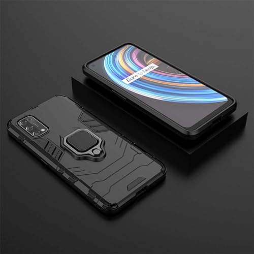 Miniatura 6 de LuluMain - Funda compatible con Oppo Realme X7, Realme V15 5G, soporte de anillo de metal a prueba de golpes (funciona con soporte magnético para