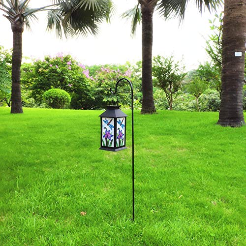 image for ExcMark Shepherd Hook 32 inch Use at Weddings, Hanging Solar Lights, L