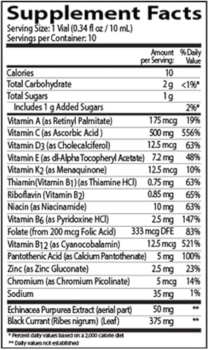 Miniatura 2 de Neurobion Apoyo Inmunológico con Echinacea & Zinc 10 viales x 0.3 fl oz