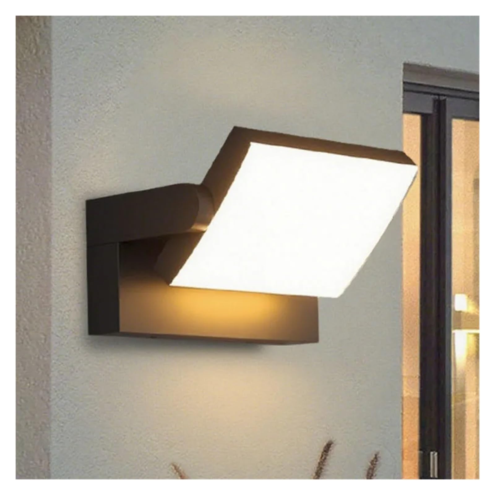 Luces de la calle, Aplique LED exterior de 24 W, resistente al agua (IP65), con sensor de movimiento. Lámpara de pared moderna for interiores, balcones, porches y jardines.(Motion Sensor)