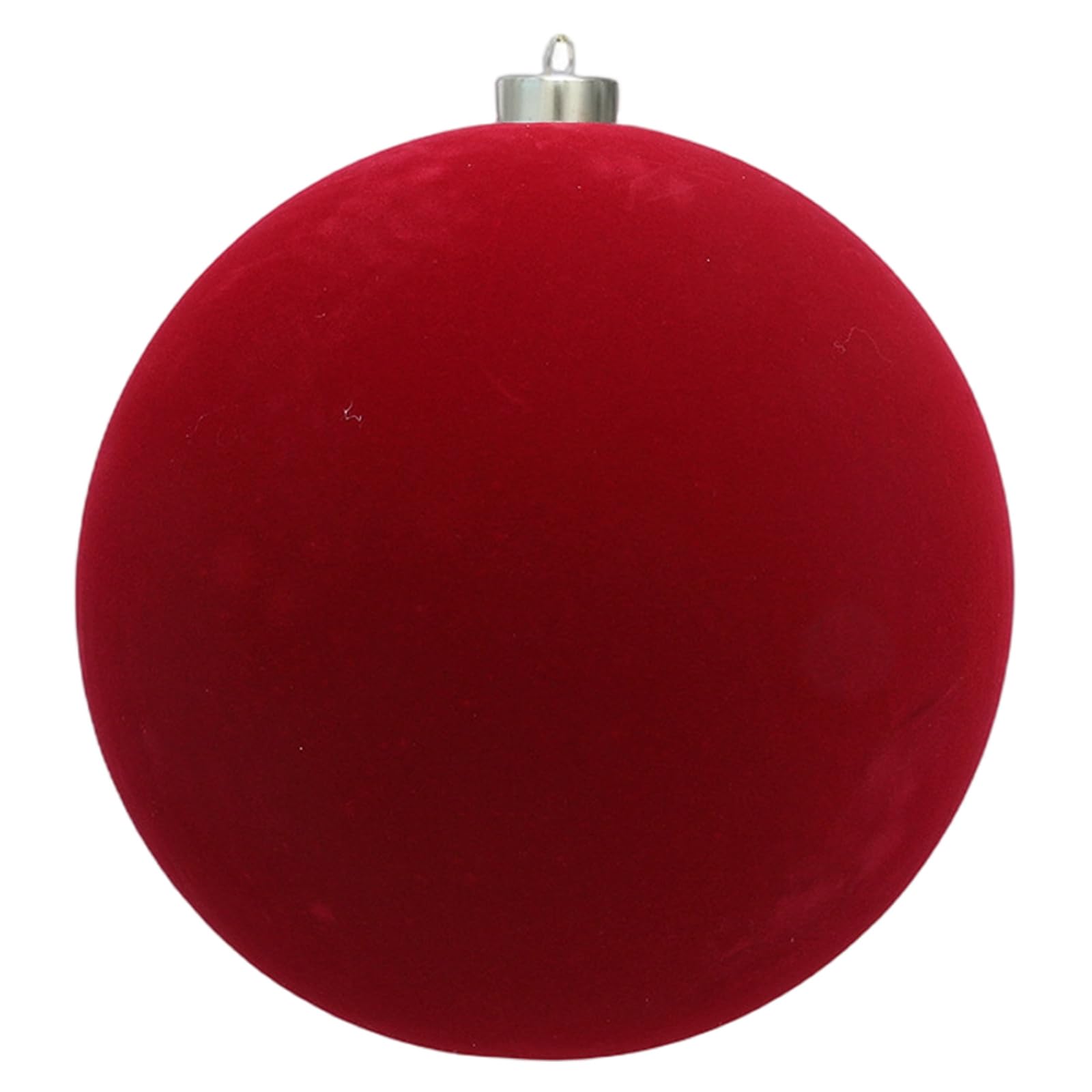 NMFLAB Christmas Baubles Shatterproof Velvety Christmas Ball Ornament for Tree Door Handle Mantels Holiday Decoration Blanketed Ornamentation