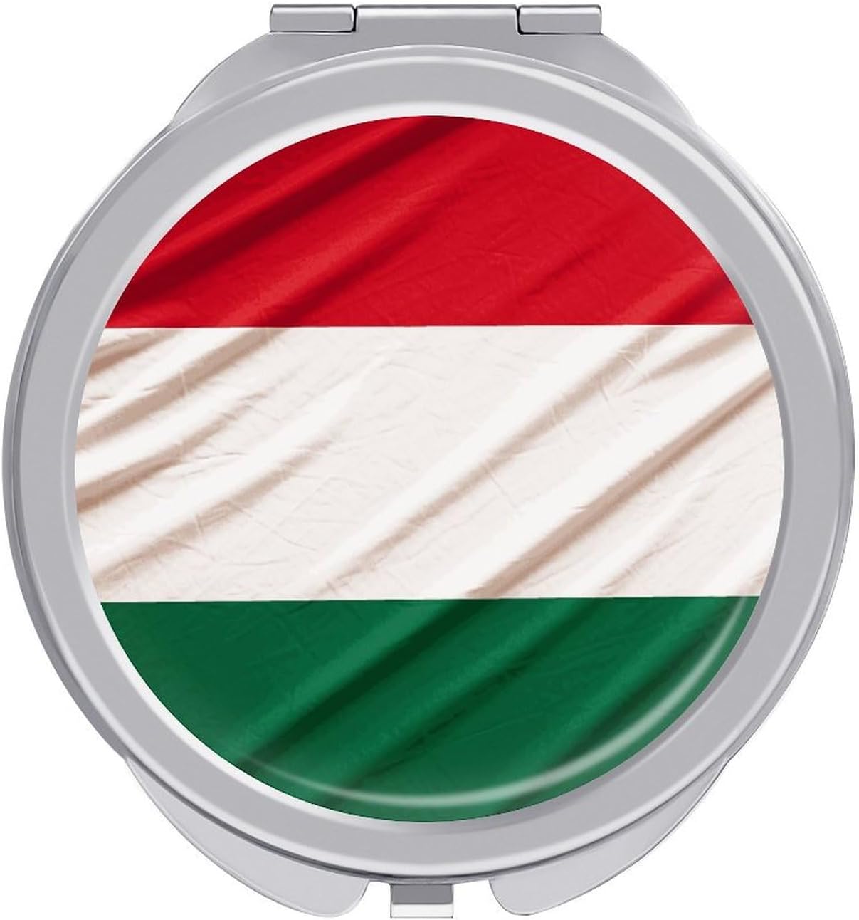 Italy Flag Portable Makeup Mirror, Sided Travel Hand Mirror Mini Folding Mirror for Precise Makeup Women Daily Use