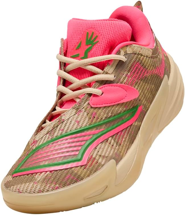 PUMA Mens All-Pro Nitro 2 Flau'jae Basketball Sneakers Shoes - Beige