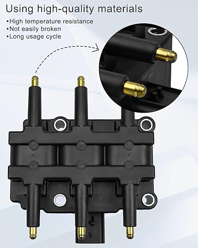 Miniatura 4 de Paquete de bobinas de encendido con 6 bujías de iridio aptas para Chrysler Pacifica Town & Country Voyager Dodge CaravanGrand Caravan Jeep Wrangler