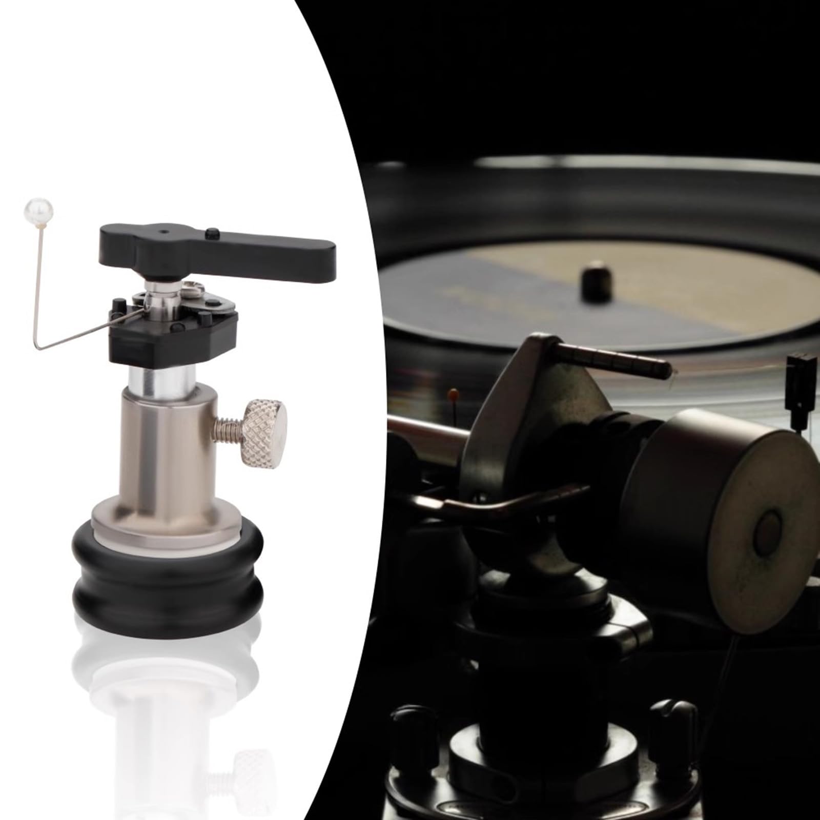 Elevador Automático De Brazo, Elevador De Seguridad para Tocadiscos, Altura Ajustable De 3 a 6,5 ​​cm, con Dispositivo Hidráulico, para Accesorios De Tocadiscos De Discos LP