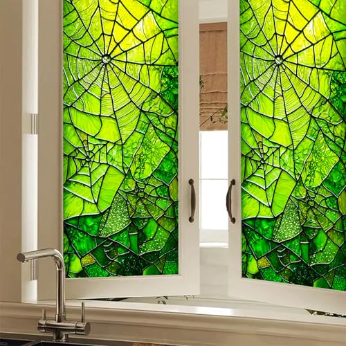 Vinilo Decorativo para Ventana Diseño Tela de Araña 44.96x99.88 cm miniatura 1