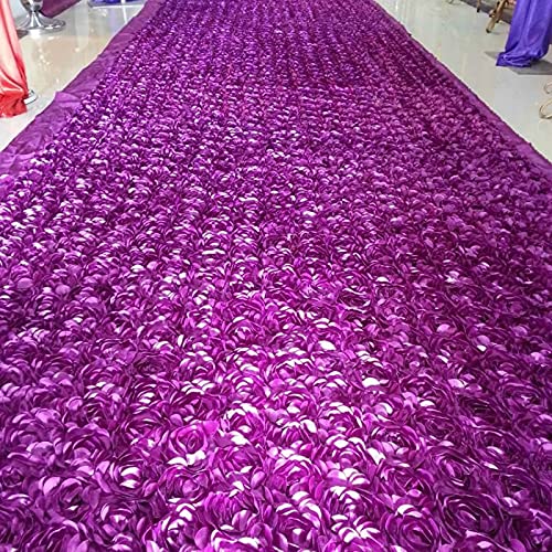 Gangpad Runner Bruiloft Party Rose Rug Gangpad Runner 3D Stereo Bloemen Decoratie Voor Festival Achtergrond Muur T… - Image 5