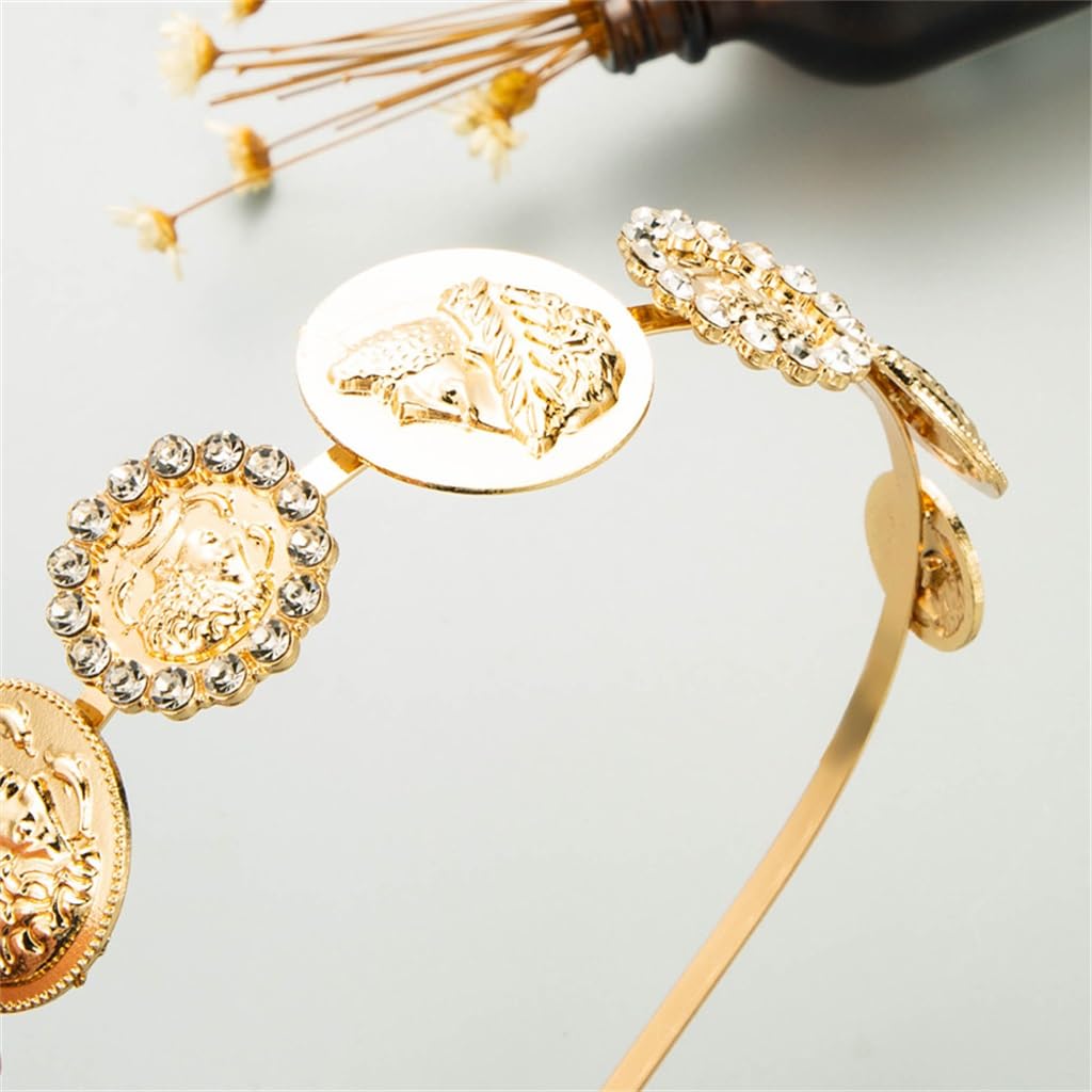 Aleación de las vendas del pelo con los accesorios del pelo del metal del borde fino de la joyería floral de los diamantes