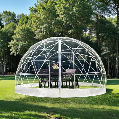 Transparent Geodesic Dome Tent - Weatherproof Outdoor...