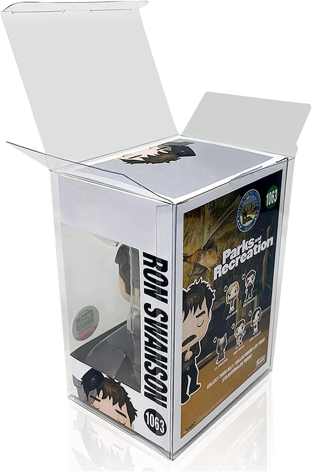 (80 Pack Pop Protector Compatible with 0.50mm 4" Inch Figures - Strong Clear Case - Acid Free 0.50 mm Protectors