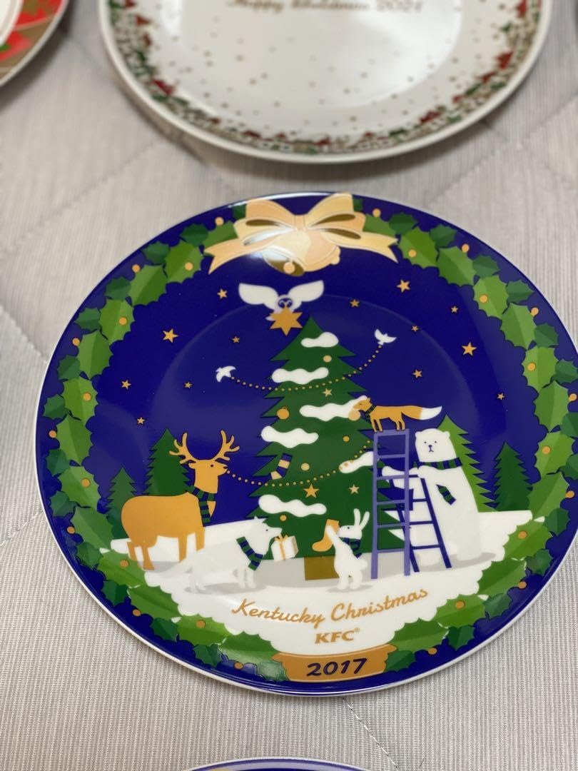 Amazon.co.jp: ケンタッキークリスマス絵皿パーティーバーレル11
