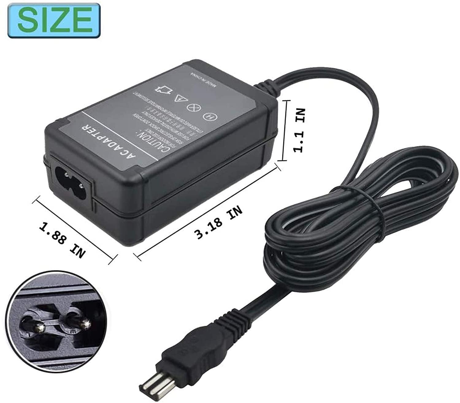 AC-L200 Zasilacz do Sony Handycam DCR-SX40 DCR-SX45 DCR-SX63 DCR-SX65 DCR-SX85 DCR-DVD105 DVD108 DVD610 DCR-SR46 DCR-SR47 DCR-SR62 DCR-SR62 DCR-SR62 DCR-SR62 DCR-SR62 DCR-SR62